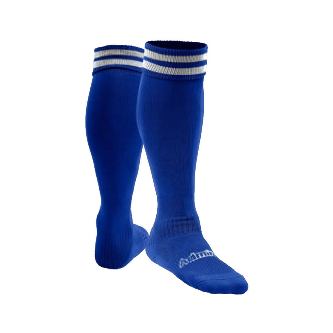 Premier Soccer Sock Blue/White - 3008-BLUE-ADMIRAL by Admiral | Available at Niky's Sports
