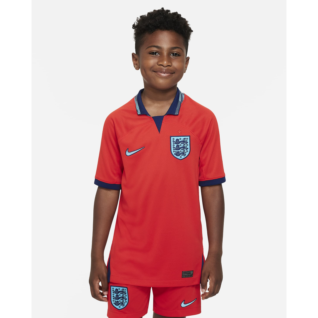 England 2022/23 Stadium Away Big Kids' Nike Dri-FIT Soccer Jersey