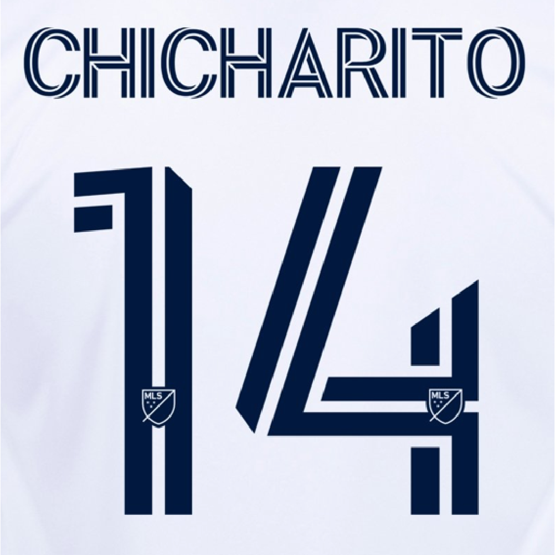 Chicharito 14 LA Galaxy Home Adult Name and Number Set