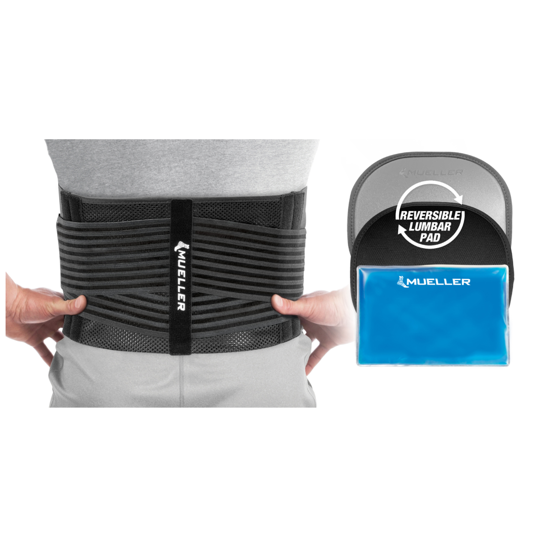 Mueller Lumbar Support Back Brace with Removable Pad