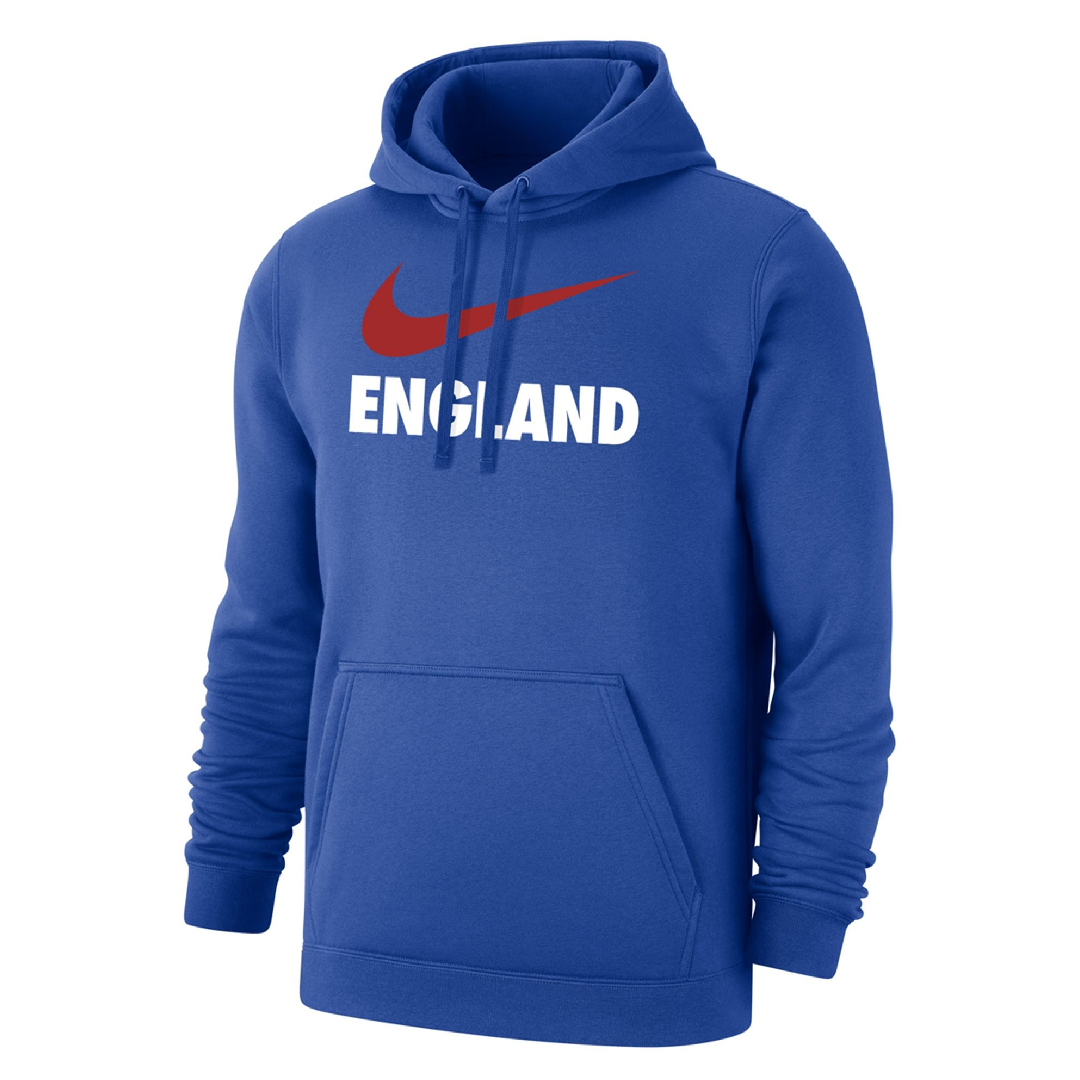 Nike Men's England Club Fleece Hoodie - P025027-ROYAL-NIKE by Nike | Available at Niky's Sports