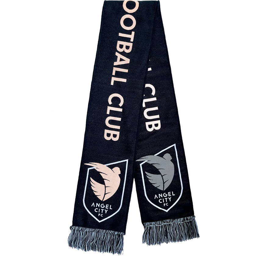 Angel City FC Classic Crest Woven Scarf - ACFCSCLSC-NS by Ns | Available at Niky's Sports