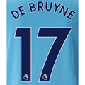 EPL DE BRUYNE NAVY NAME AND NUMBER SET 22-23