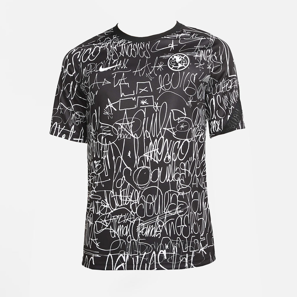 Nike Men's Club America Nike Dri-FIT Pre-Match Soccer Top LA*LA - DB9078-100-NIKE by Nike | Available at Niky's Sports
