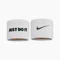 Nike Dri-fit Terry Wristbands White - N.100.3468.101.OS-NIKE by Nike | Available at Niky's Sports