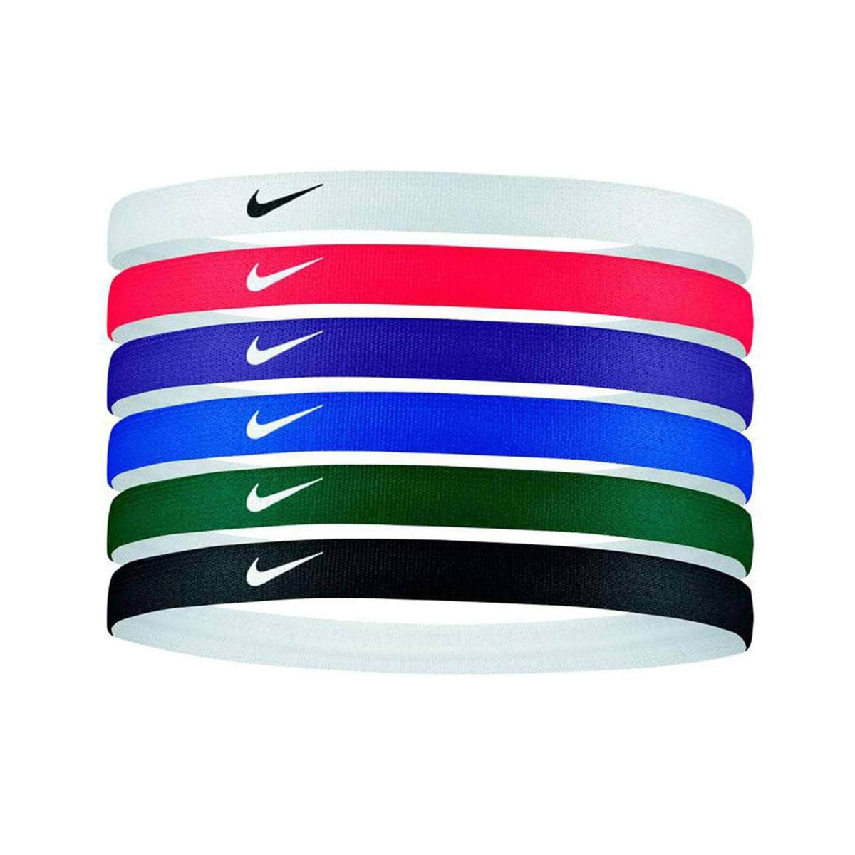 Nike Multi Colored Printed Headbands 6 Pack