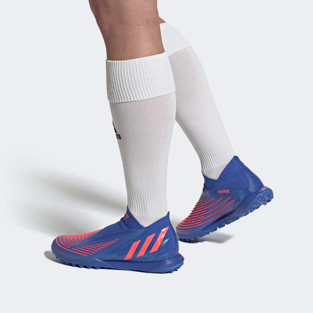 adidas Predator Edge.1 Turf Soccer Shoes Blue Adult
