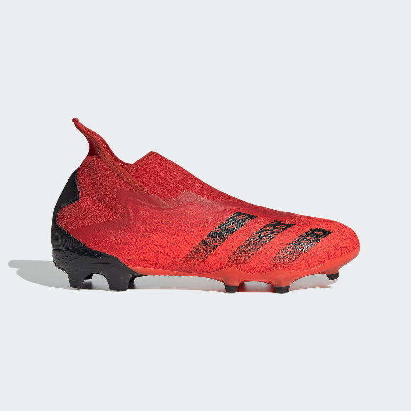 PREDATOR FREAK .3 LL FG LACELESS FIRMGROUND SOCCER CLEATS - FY6295-ADIDAS by Adidas | Available at Niky's Sports
