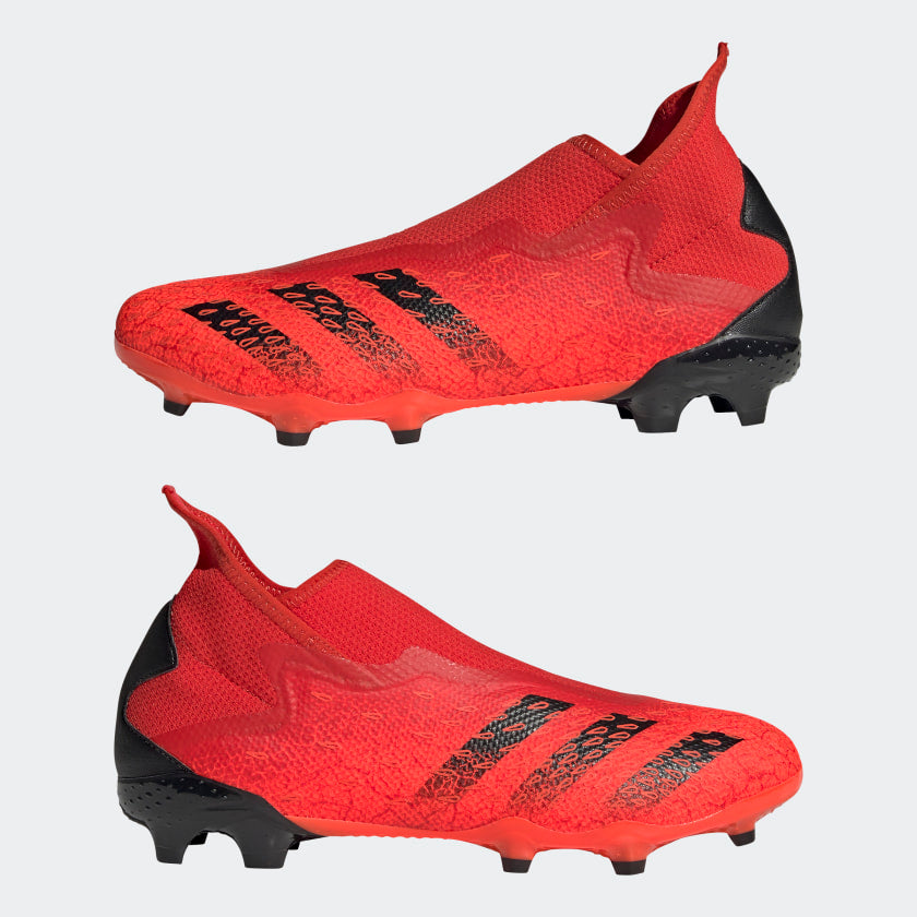 PREDATOR FREAK .3 LL FG LACELESS FIRMGROUND SOCCER CLEATS - FY6295-ADIDAS by Adidas | Available at Niky's Sports