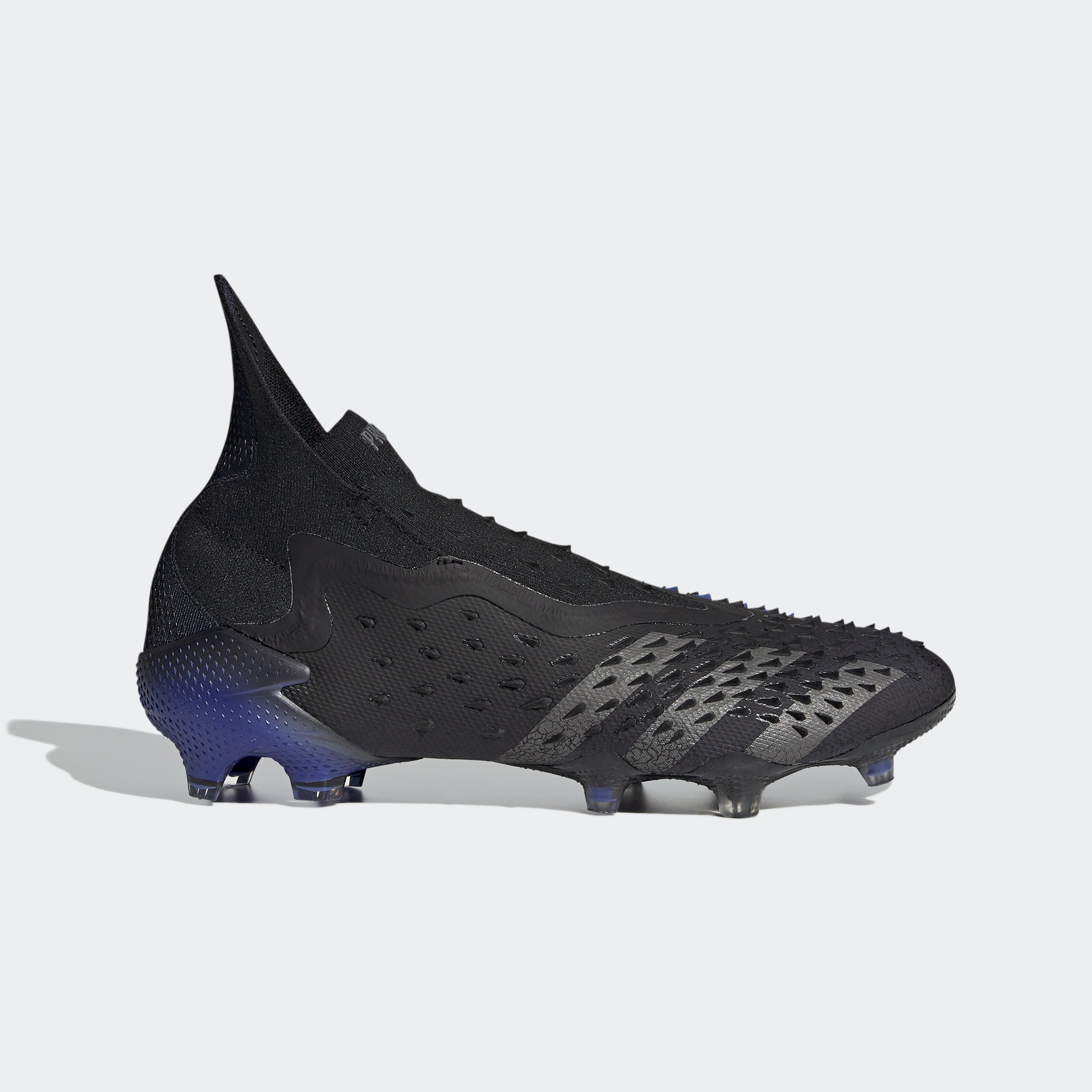 Predator Freak + FG - Core Black/Iron Metallic/Sonic Ink - FY6241-ADIDAS by Adidas | Available at Niky's Sports
