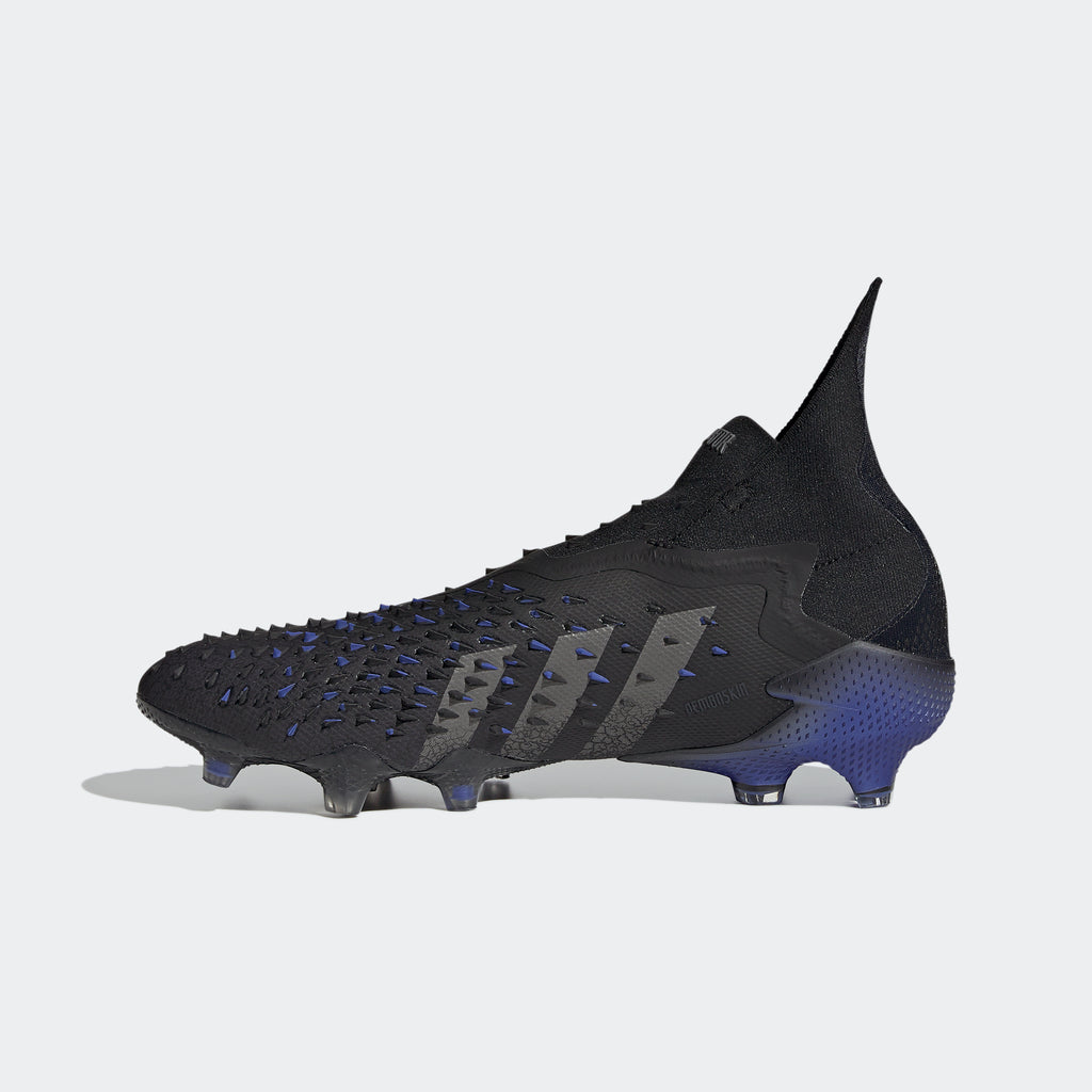 Predator Freak + FG - Core Black/Iron Metallic/Sonic Ink - FY6241-ADIDAS by Adidas | Available at Niky's Sports