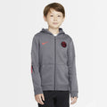 NIKE YOUTH PARIS SAINT GERMAIN FULL ZIP HOODIE - DB8159-025-NIKE by Nike | Available at Niky's Sports