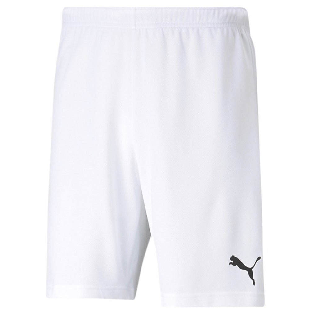 Puma Team Rise Men's Soccer Short - White - 704942-03-PUMA by Puma | Available at Niky's Sports