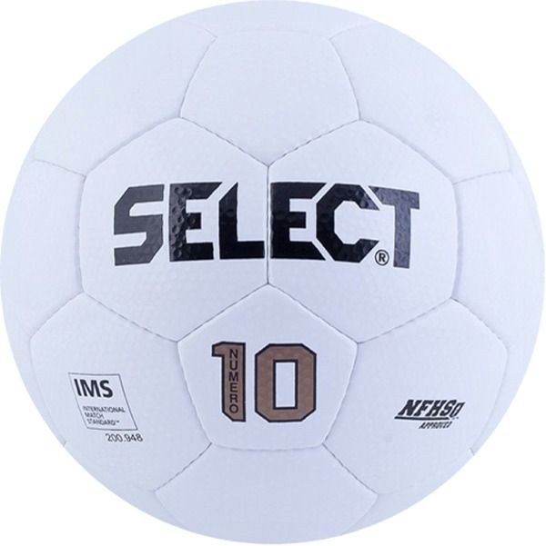 Numero 10 White Soccer Ball