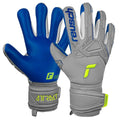 ATTRAKT FREEGEL SILVER FINGER SUPPORT GOALKEEPER GLOVES - 5270230-REUSCH by Reusch | Available at Niky's Sports