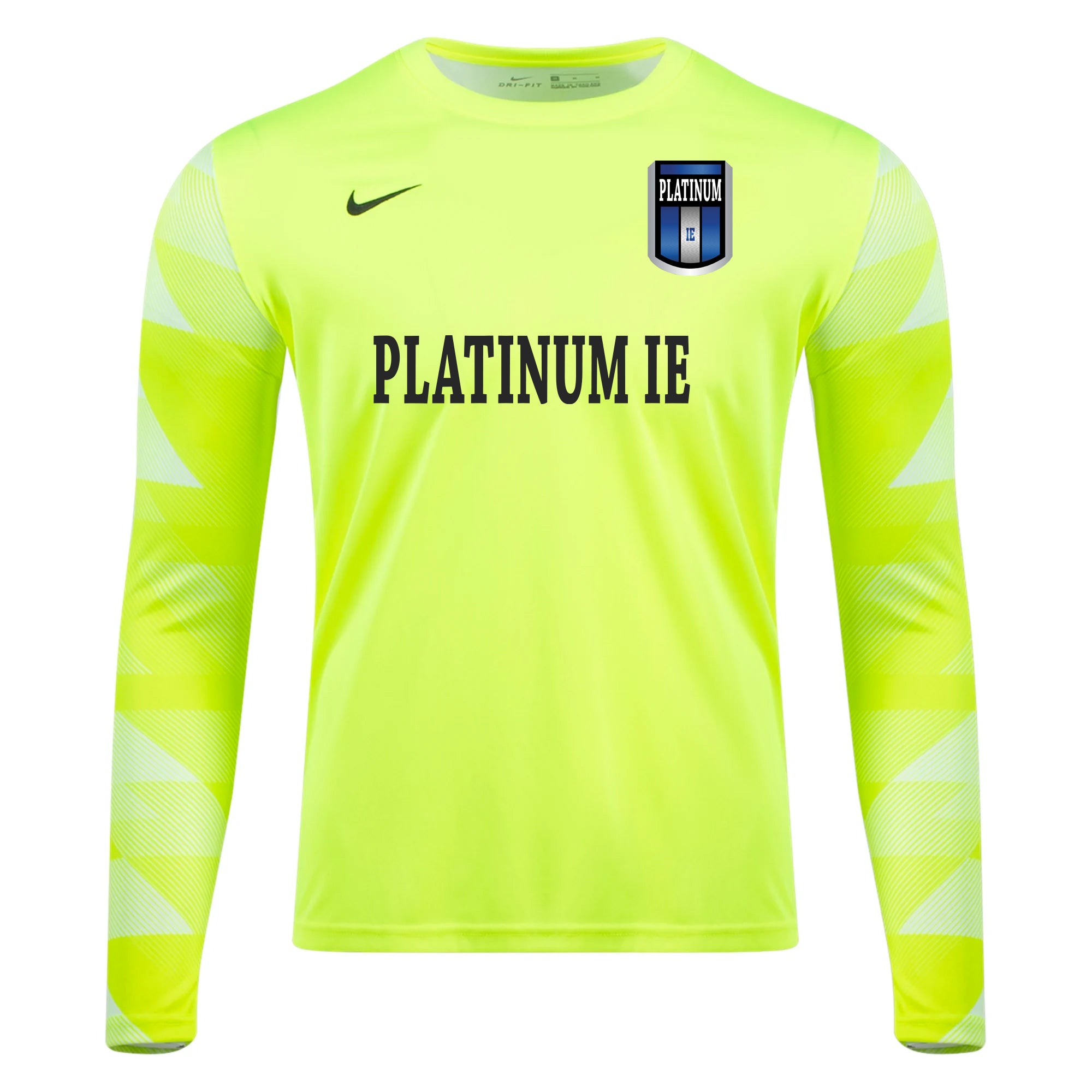 Nike Men's Platinum IE Goalkeeper Jersey Volt