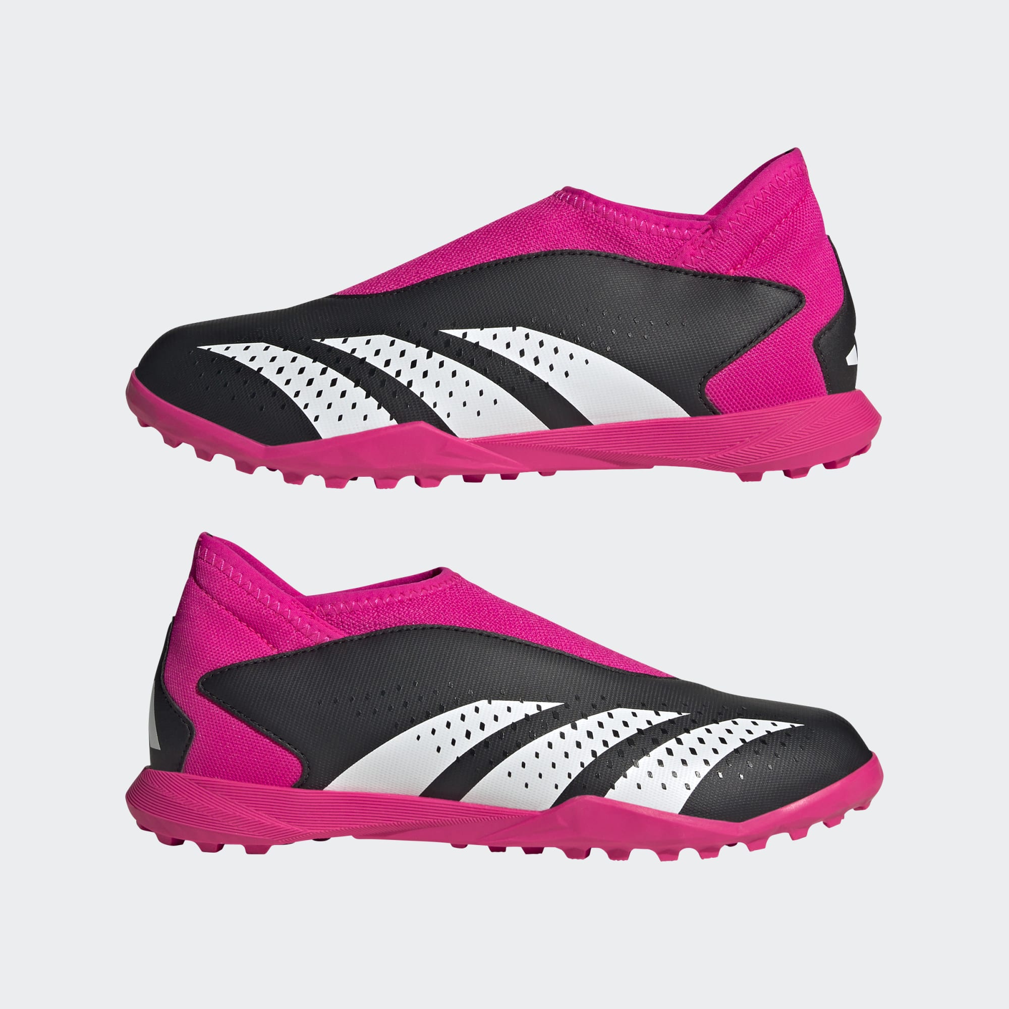adidas PREDATOR ACCURACY.3 LACELESS YOUTH TURF SHOES - GW7092-ADIDAS by adidas | Available at Niky's Sports