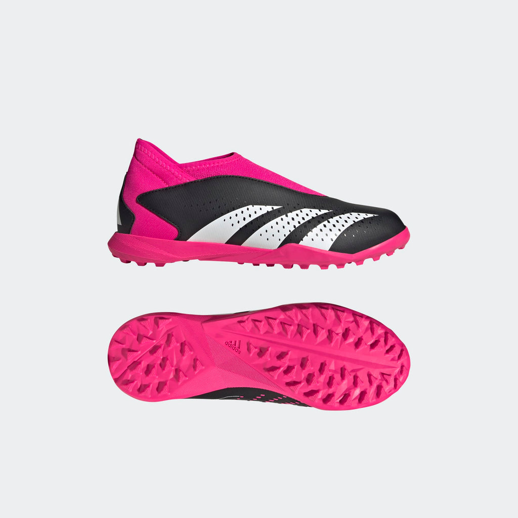 adidas PREDATOR ACCURACY.3 LACELESS YOUTH TURF SHOES - GW7092-ADIDAS by adidas | Available at Niky's Sports