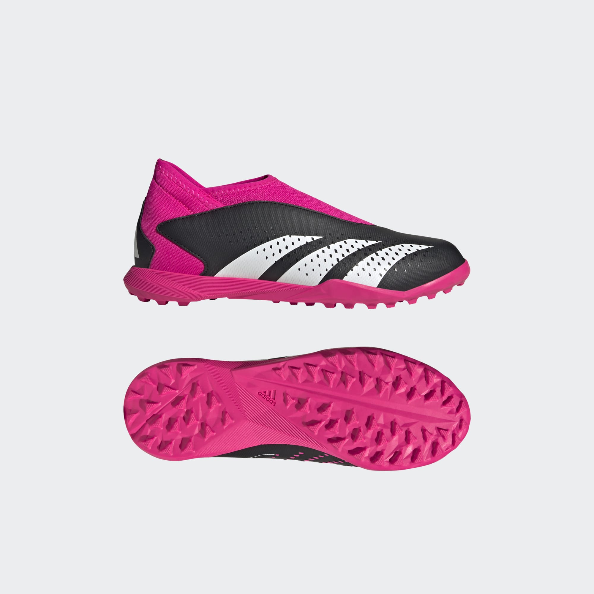 adidas PREDATOR ACCURACY.3 LACELESS YOUTH TURF SHOES - GW7092-ADIDAS by adidas | Available at Niky's Sports