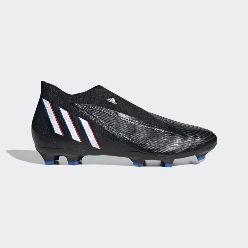 adidas Adult PREDATOR EDGE.3 LACELESS FIRM GROUND CLEATS