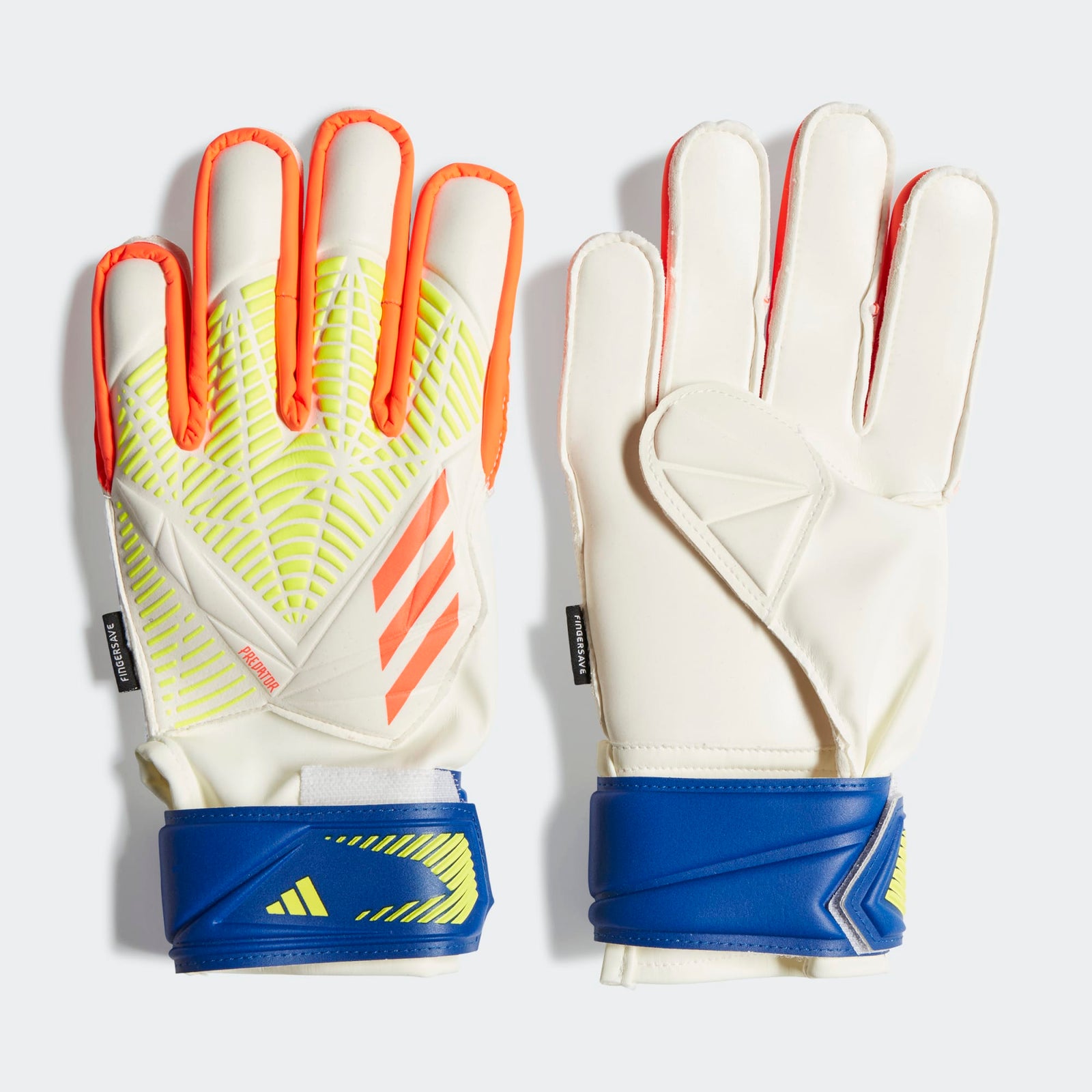 adidas PREDATOR EDGE FINGERSAVE MATCH GLOVES YOUTH - HF9735-ADIDAS by adidas | Available at Niky's Sports
