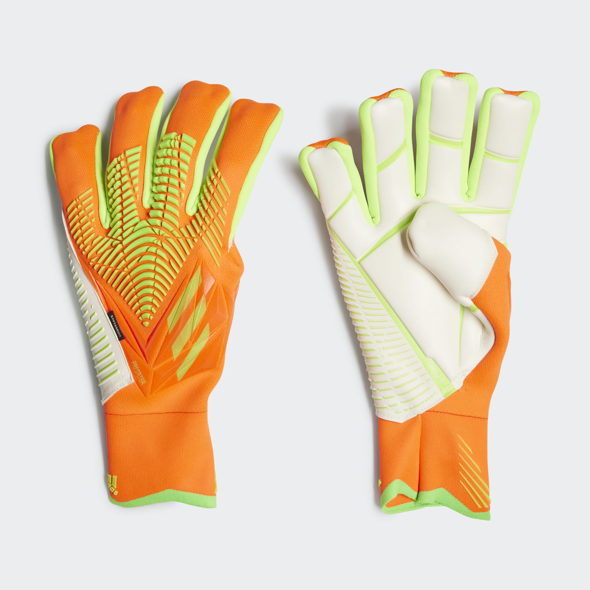 PREDATOR EDGE FINGERSAVE PRO GOALKEEPER GLOVES - HC0612-ADIDAS by adidas | Available at Niky's Sports