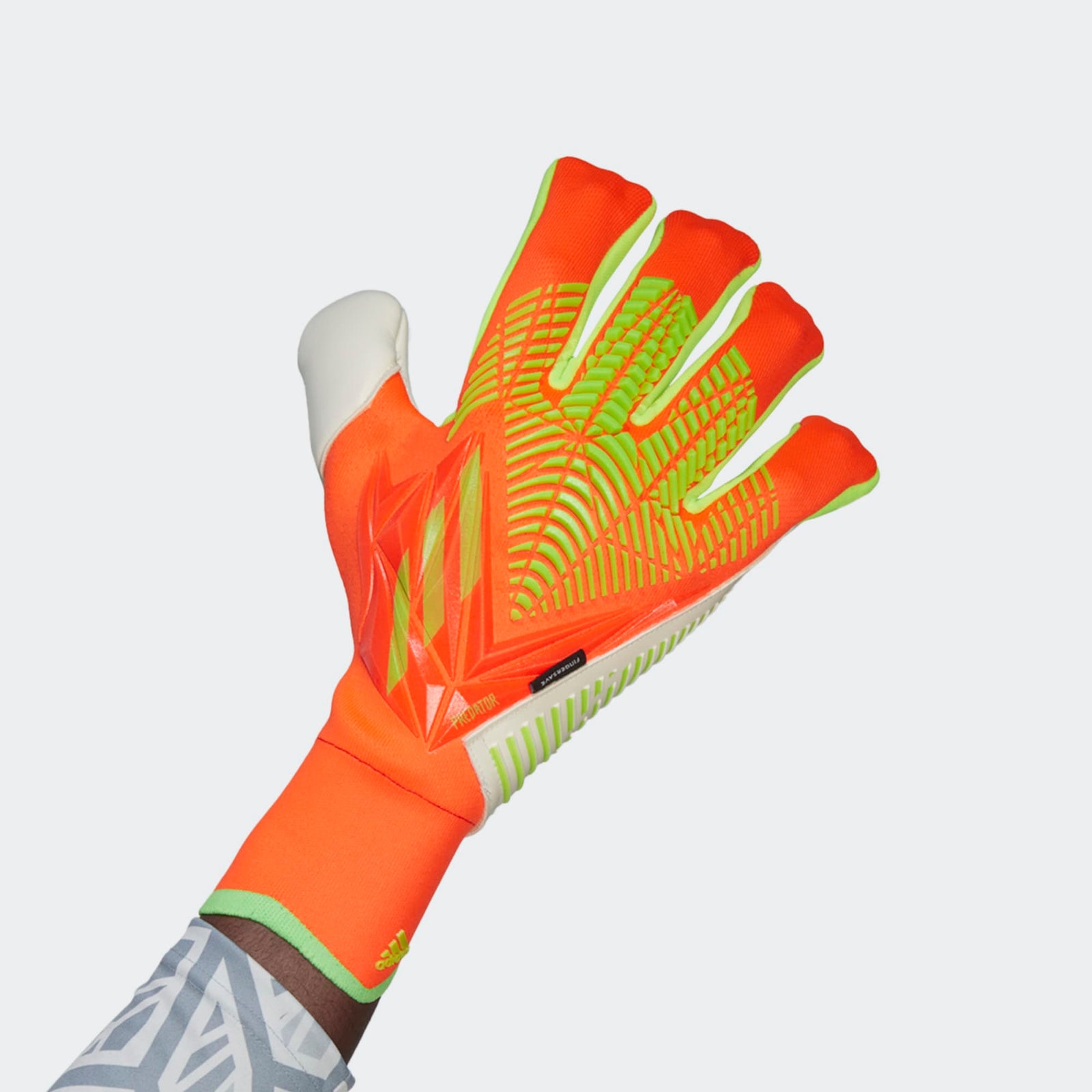 PREDATOR EDGE FINGERSAVE PRO GOALKEEPER GLOVES - HC0612-ADIDAS by adidas | Available at Niky's Sports