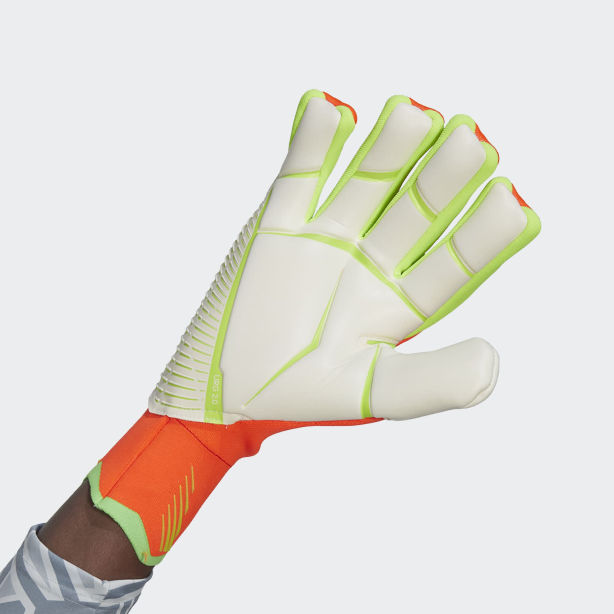 PREDATOR EDGE FINGERSAVE PRO GOALKEEPER GLOVES - HC0612-ADIDAS by adidas | Available at Niky's Sports