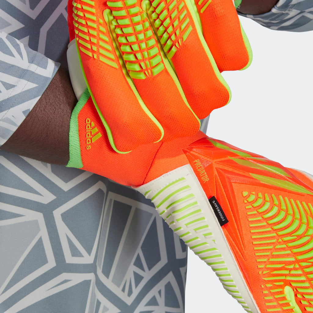 PREDATOR EDGE FINGERSAVE PRO GOALKEEPER GLOVES - HC0612-ADIDAS by adidas | Available at Niky's Sports