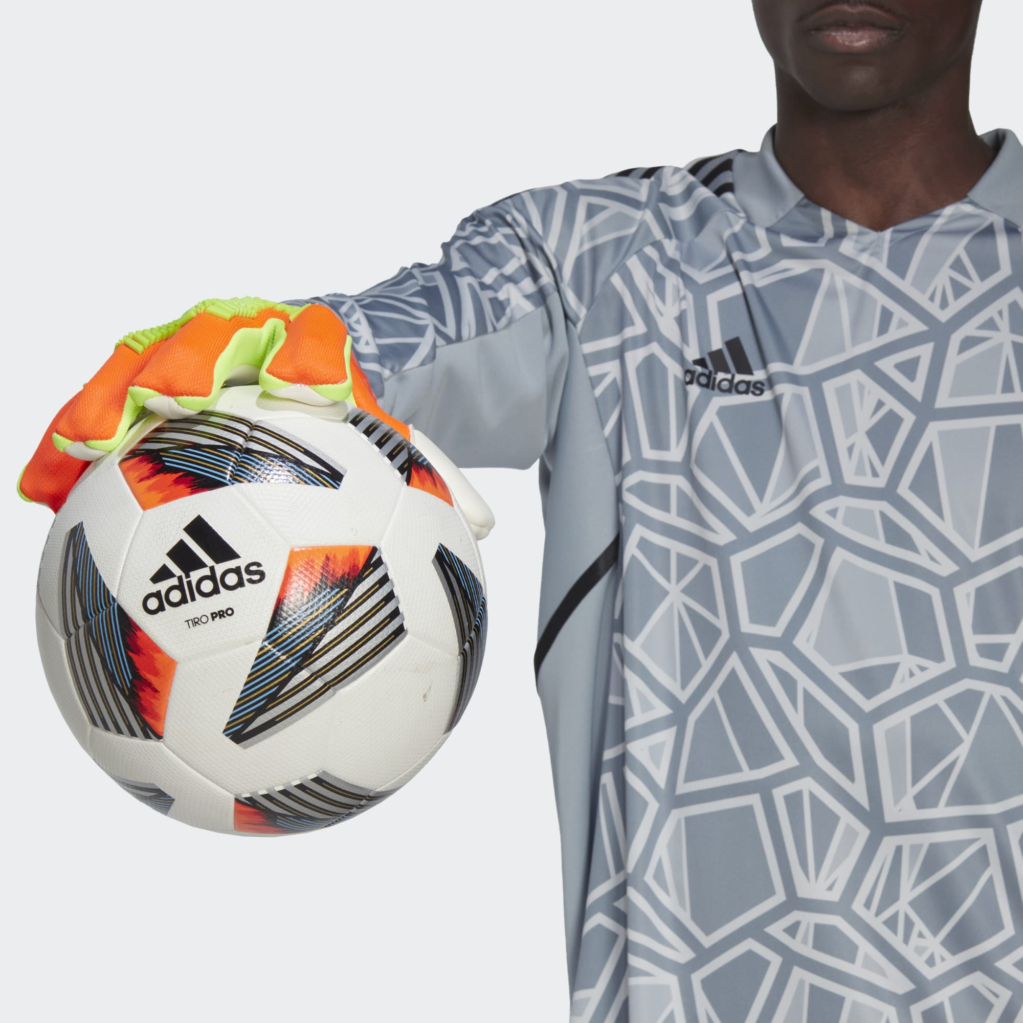 PREDATOR EDGE FINGERSAVE PRO GOALKEEPER GLOVES - HC0612-ADIDAS by adidas | Available at Niky's Sports