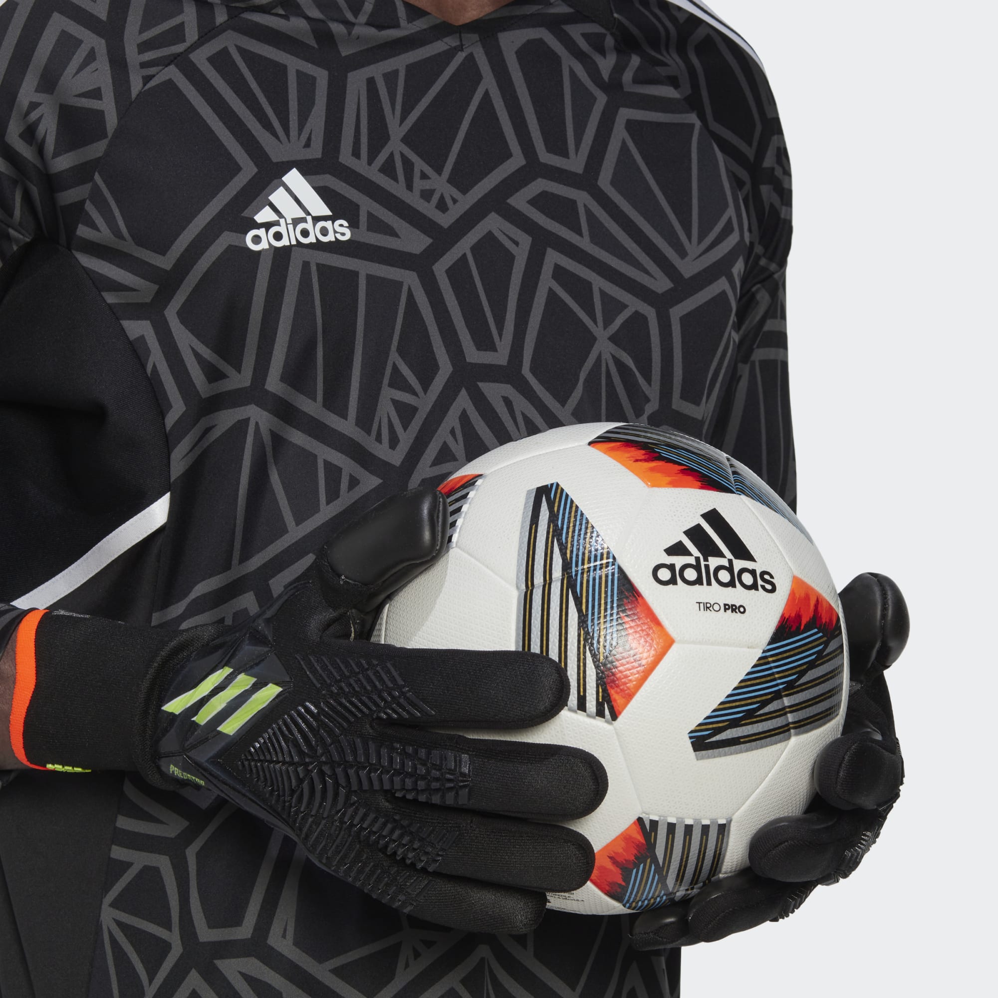 PREDATOR EDGE PRO GOALKEEPER GLOVES - HF9726-ADIDAS by adidas | Available at Niky's Sports