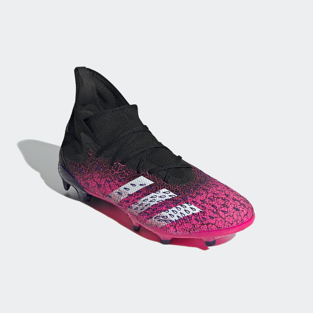 Men's Predator Freak .3  FG Cleats - Core Black - FW7514-ADIDAS by Adidas | Available at Niky's Sports