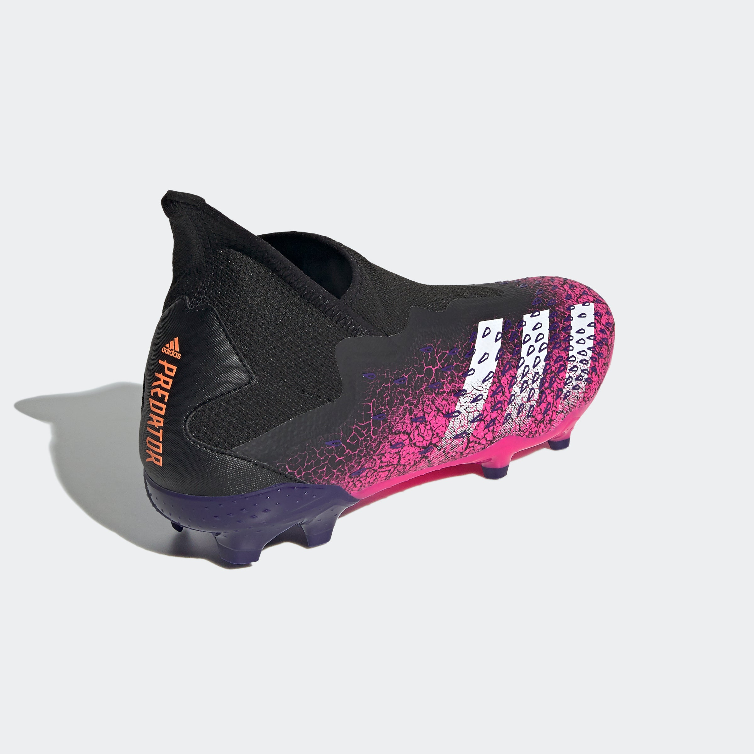 Predator Freak .3 Laceless FG Cleats - Core Black/Shock Pink