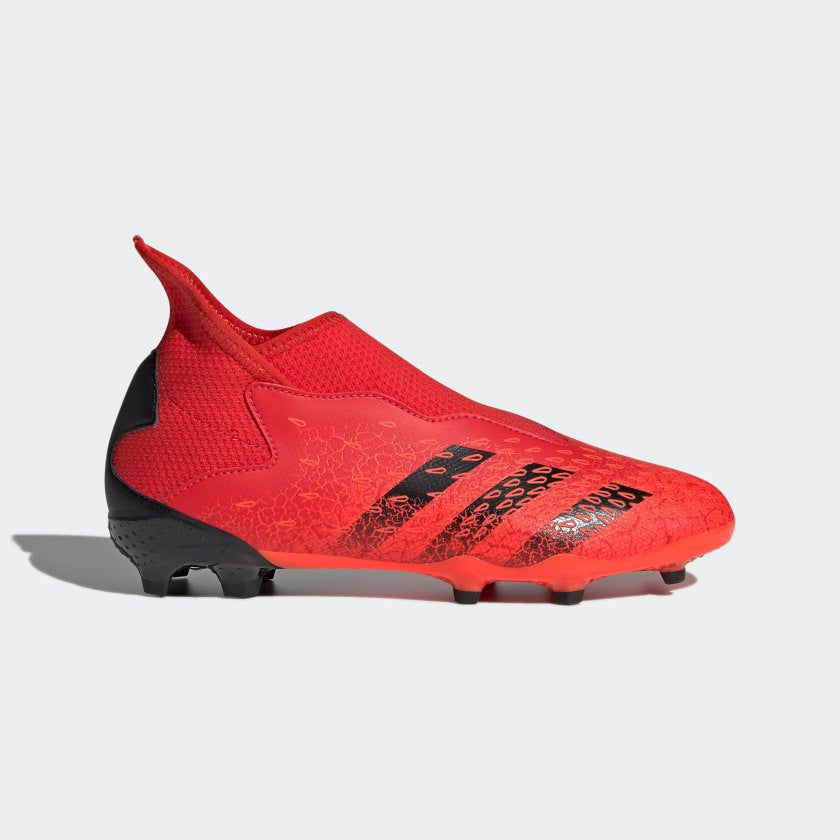 PREDATOR FREAK.3 LACELESS FIRM GROUND SOCCER CLEATS YOUTH