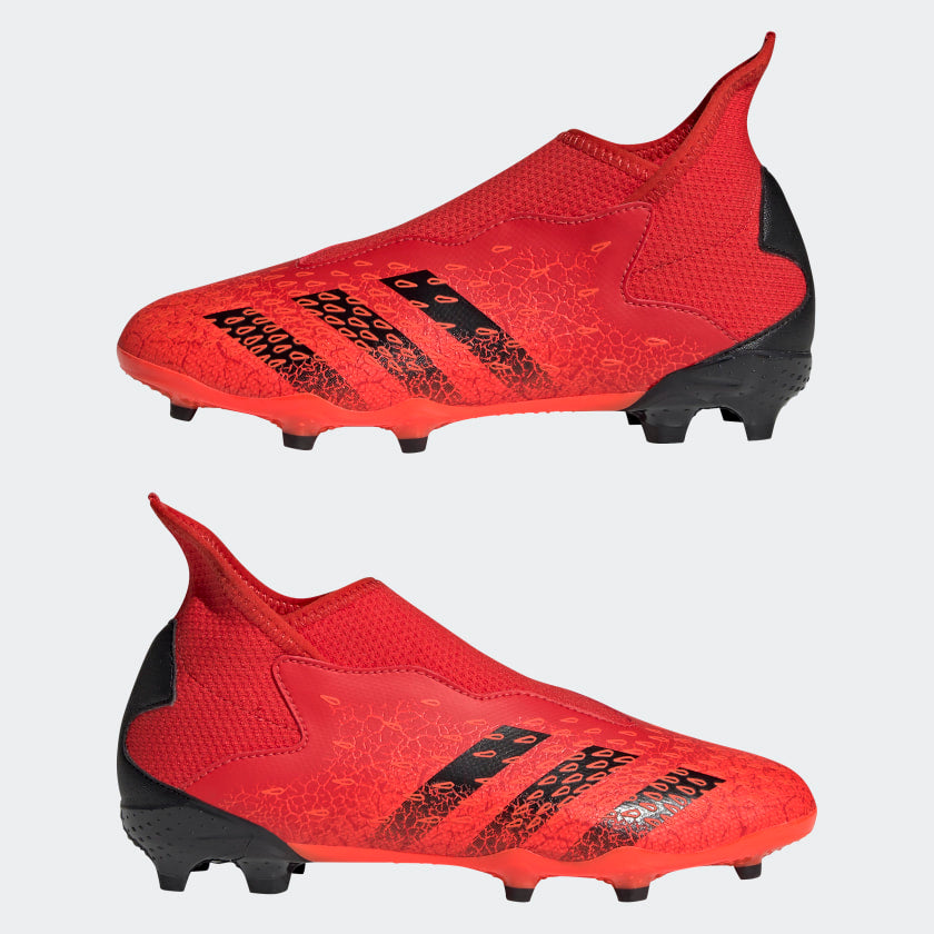 PREDATOR FREAK.3 LACELESS FIRM GROUND SOCCER CLEATS YOUTH