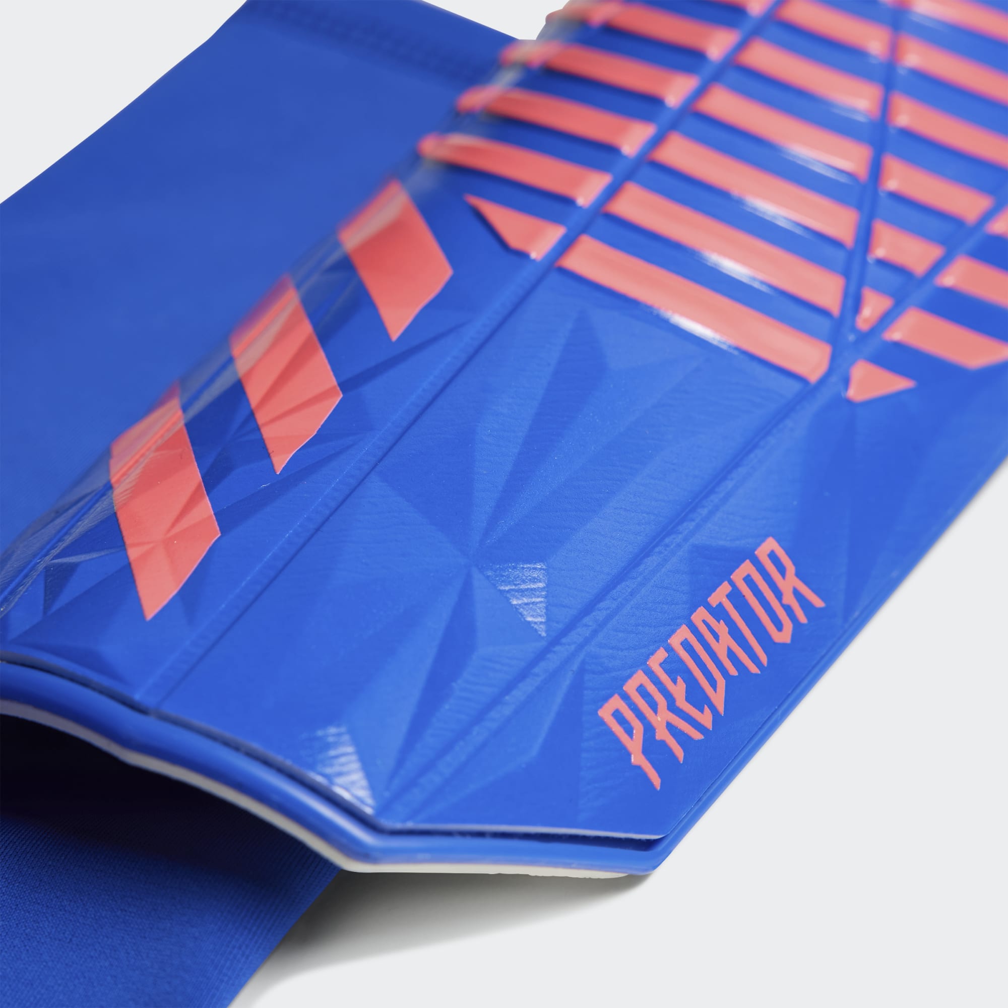 adidas Predator Shinguard League Blue/Red - H43744-ADIDAS by adidas | Available at Niky's Sports