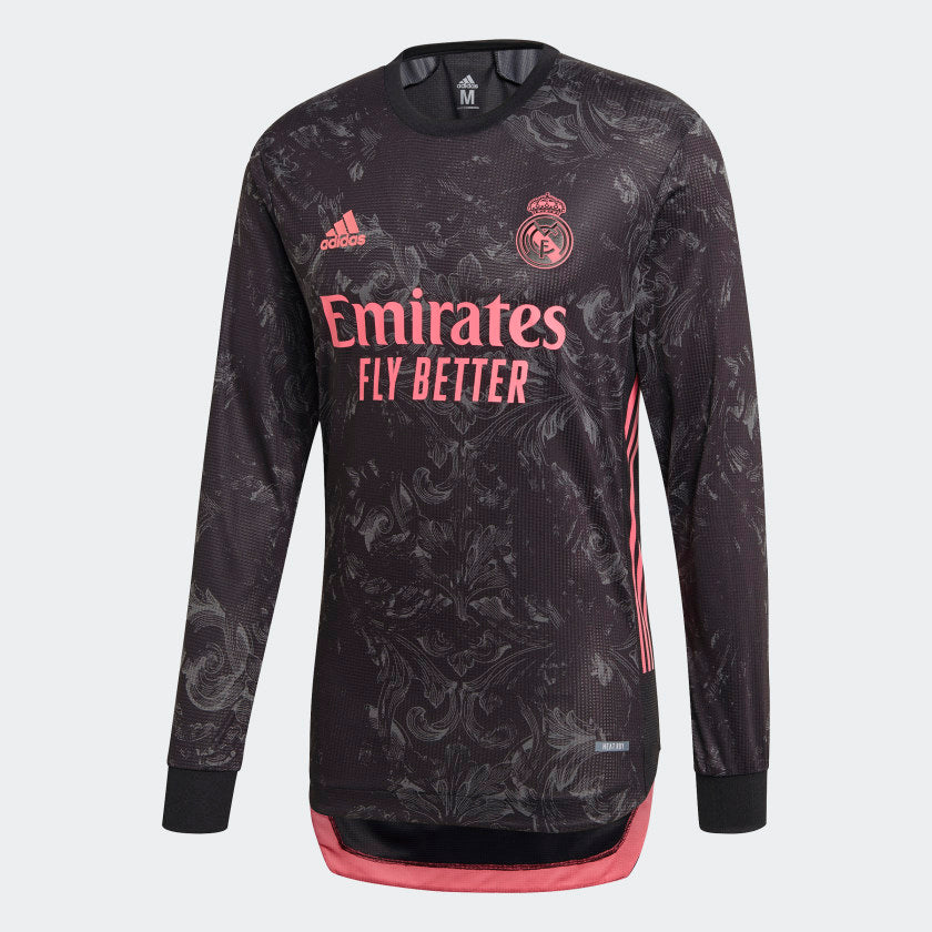 Real Madrid Authentic 3rd Long Sleeve Jersey 20/21 Men&#39;s