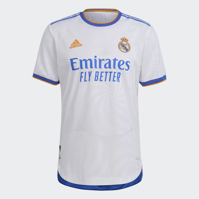 Men's Real Madrid Authentic Home Jersey 2021-22 - GQ1360-ADIDAS by Adidas | Available at Niky's Sports