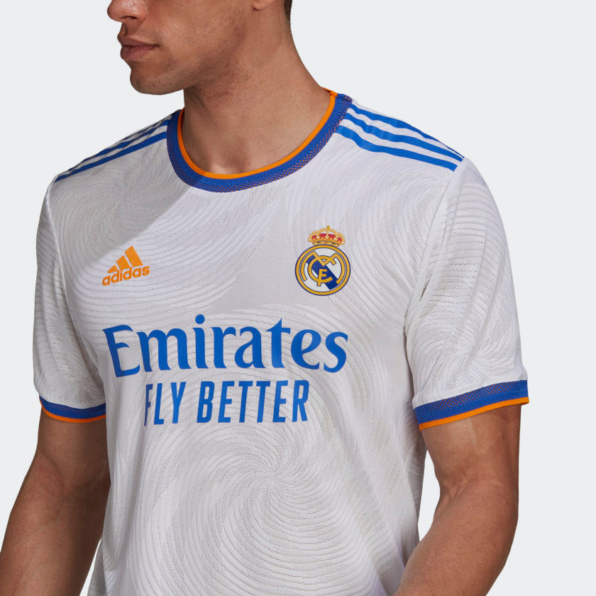 Men's Real Madrid Authentic Home Jersey 2021-22 - GQ1360-ADIDAS by Adidas | Available at Niky's Sports