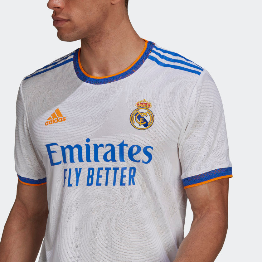 adidas Men's Real Madrid 2021/22 Authentic Third Jersey - Aqua/White –  Azteca Soccer