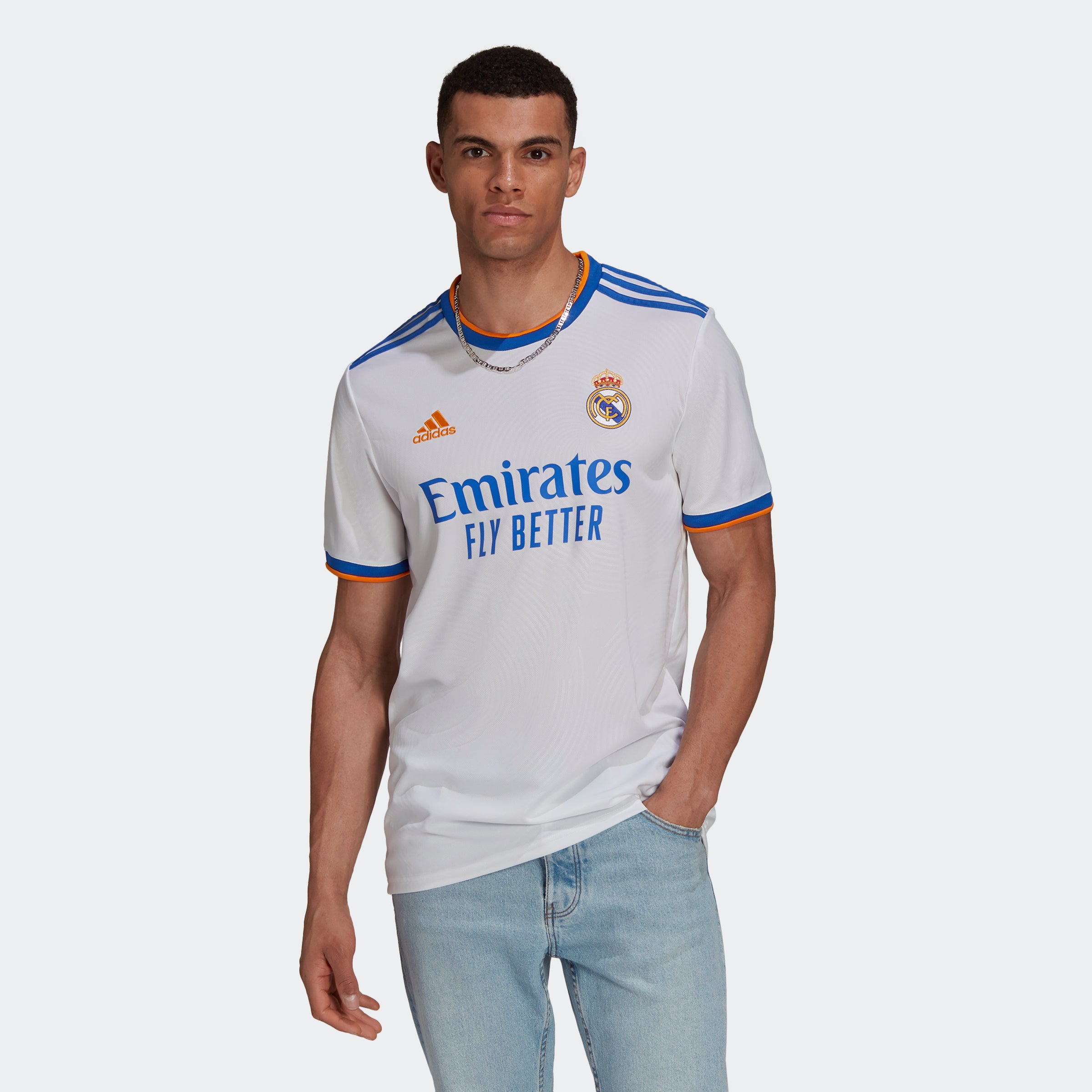 Men's Real Madrid Home Jersey 2021-22 - GQ1359-ADIDAS by Adidas | Available at Niky's Sports