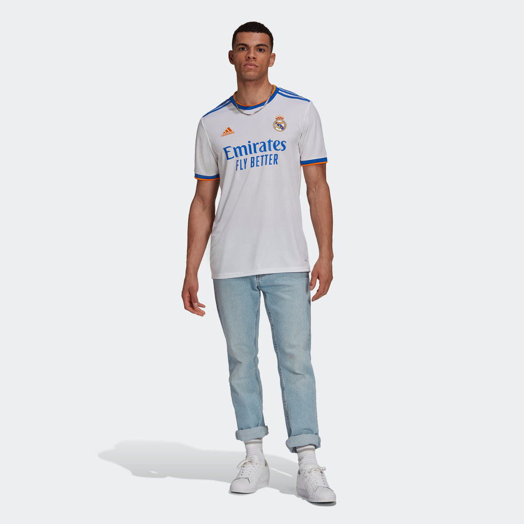 Men's Real Madrid Home Jersey 2021-22 - GQ1359-ADIDAS by Adidas | Available at Niky's Sports
