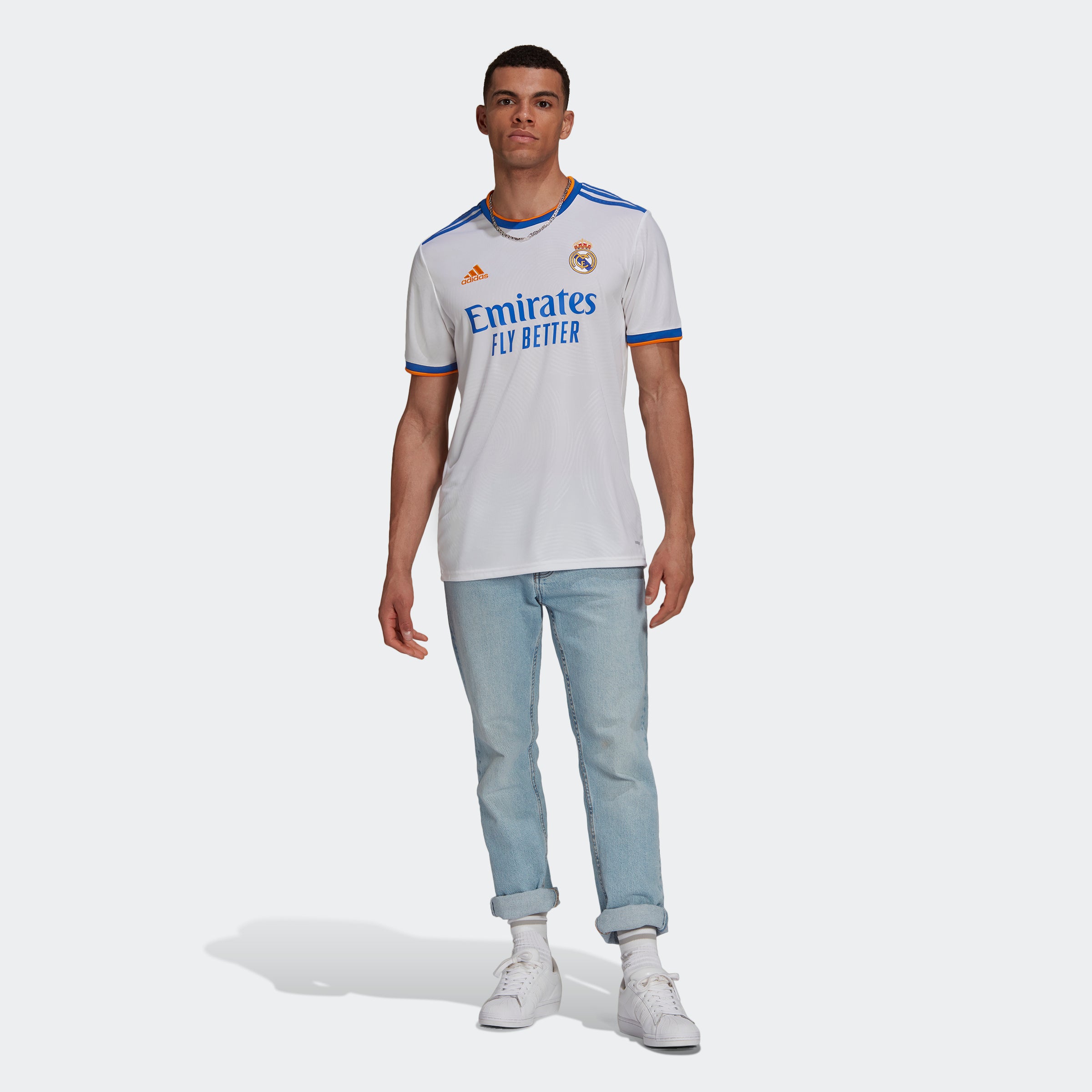 Men's Real Madrid Home Jersey 2021-22 - GQ1359-ADIDAS by Adidas | Available at Niky's Sports