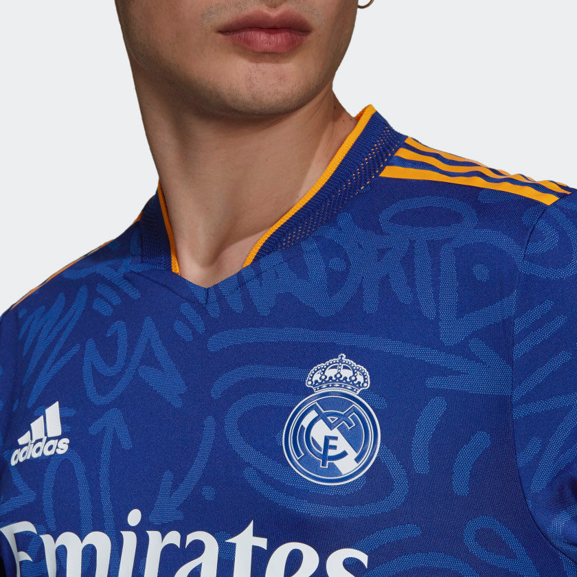 REAL MADRID 21/22 LONG SLEEVE AWAY AUTHENTIC JERSEY