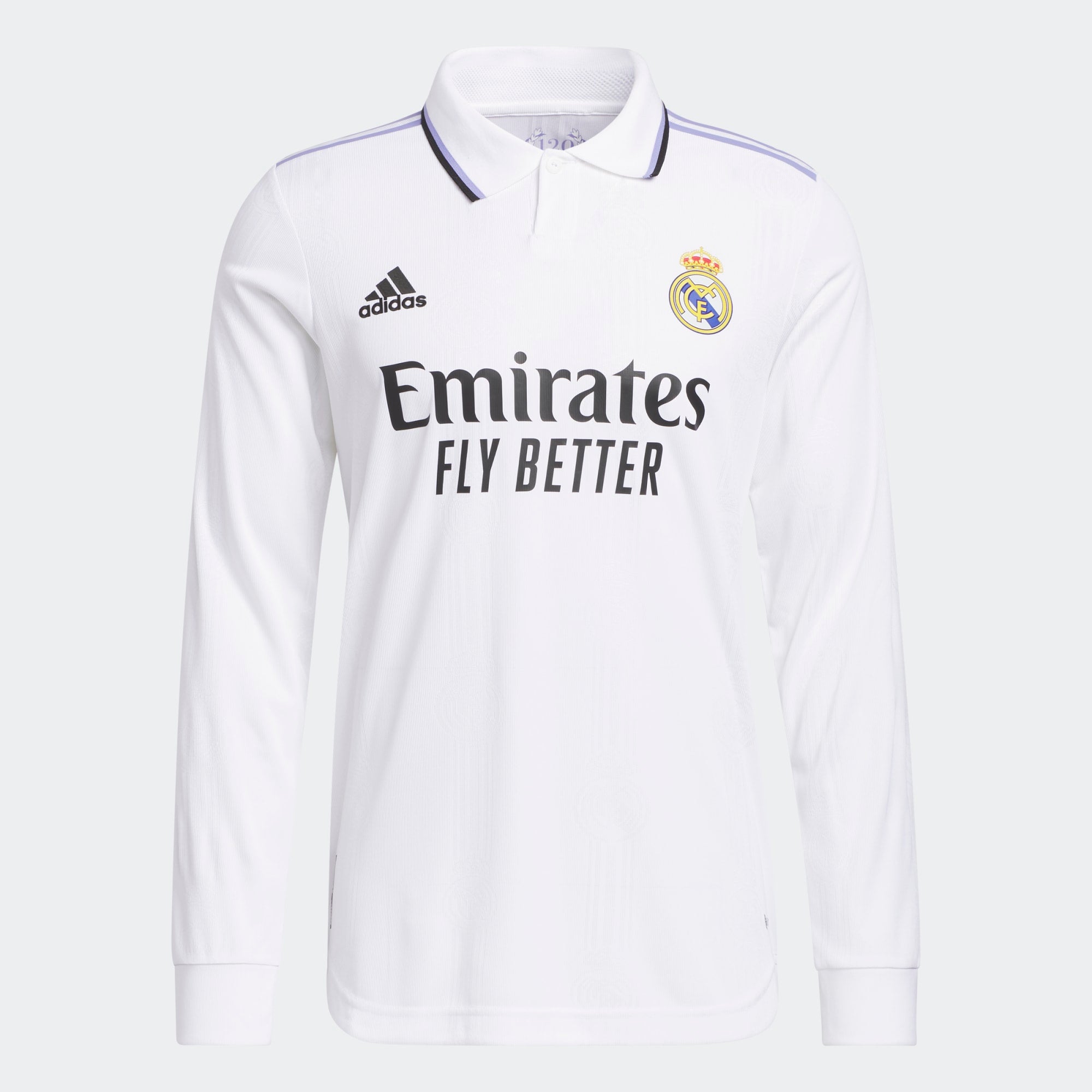 adidas REAL MADRID 22/23 HOME LONG SLEEVE MEN'S AUTHENTIC JERSEY - HA2665-ADIDAS by adidas | Available at Niky's Sports