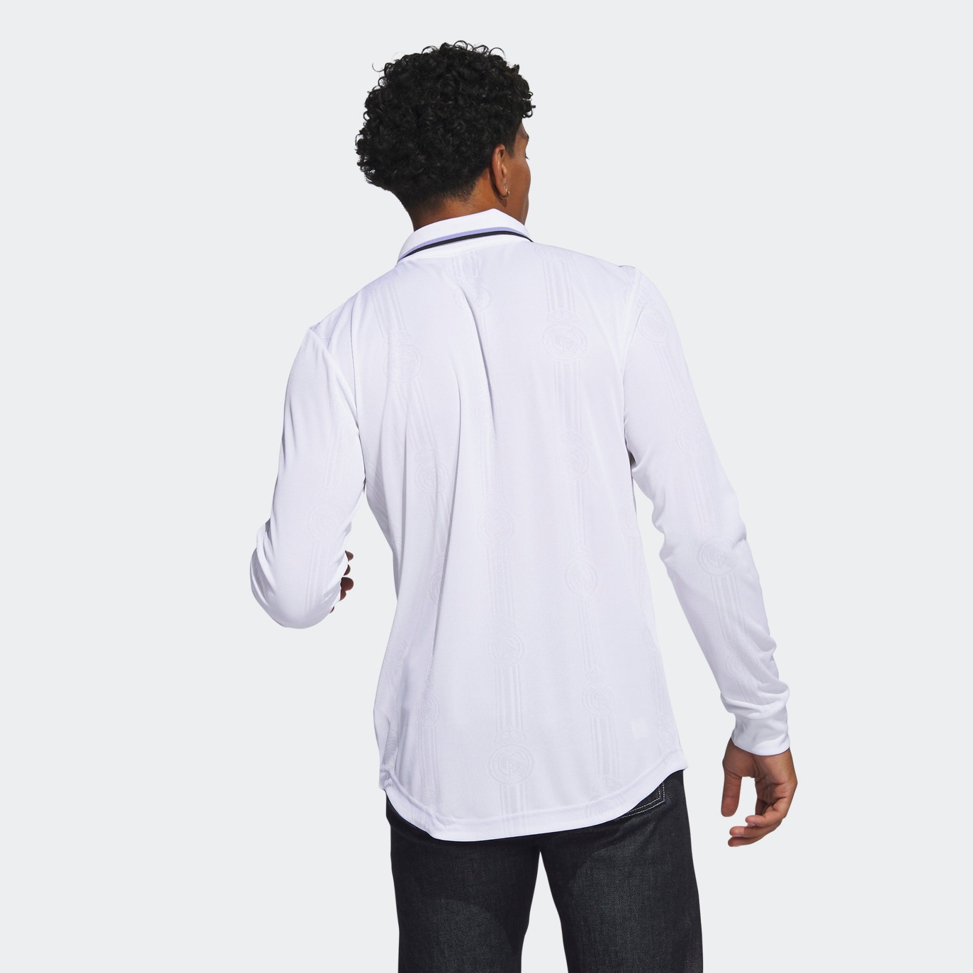 adidas REAL MADRID 22/23 HOME LONG SLEEVE MEN'S AUTHENTIC JERSEY - HA2665-ADIDAS by adidas | Available at Niky's Sports