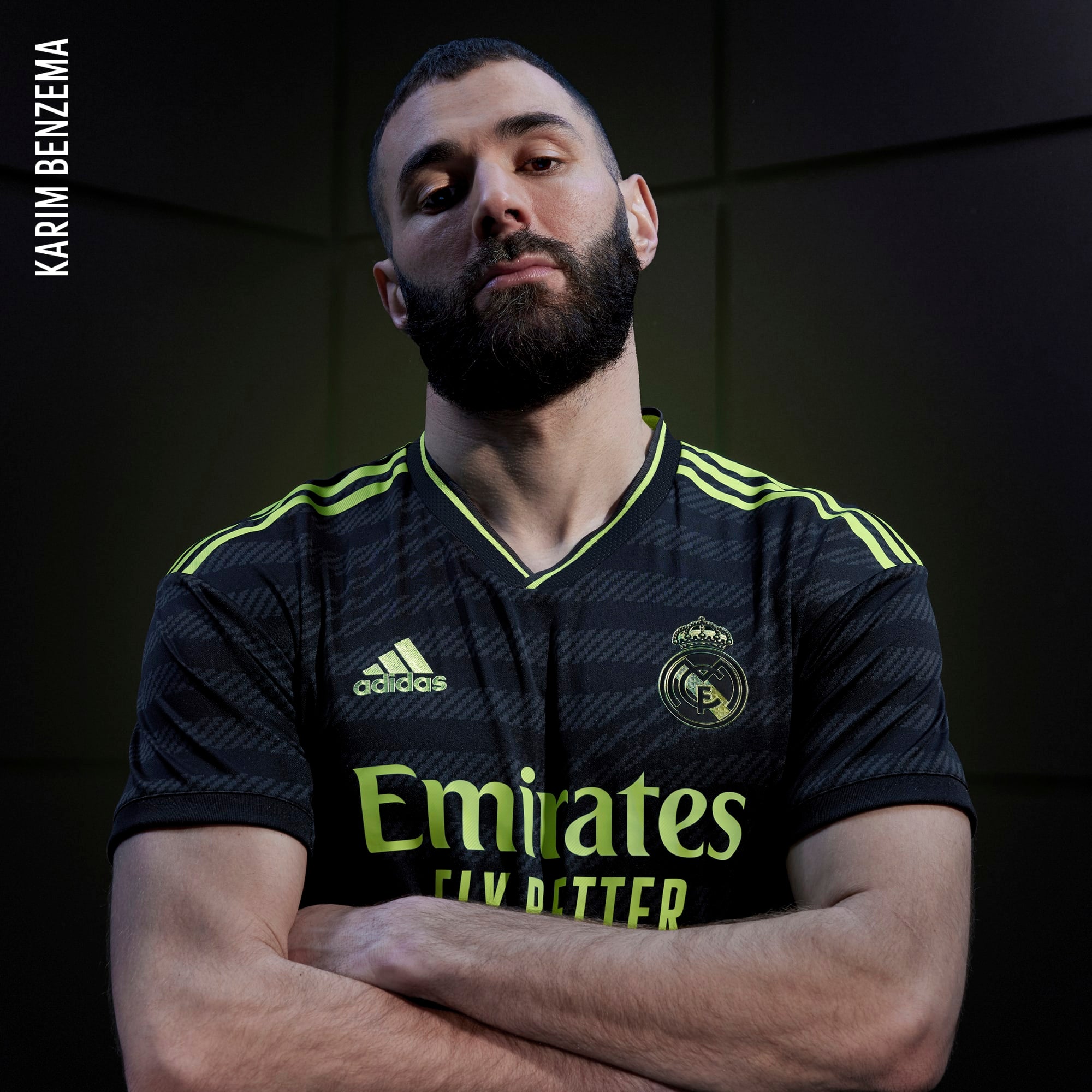 ADIDAS REAL MADRID 22/23 THIRD AUTHENTIC SOCCER JERSEY - HI1657-ADIDAS by adidas | Available at Niky's Sports