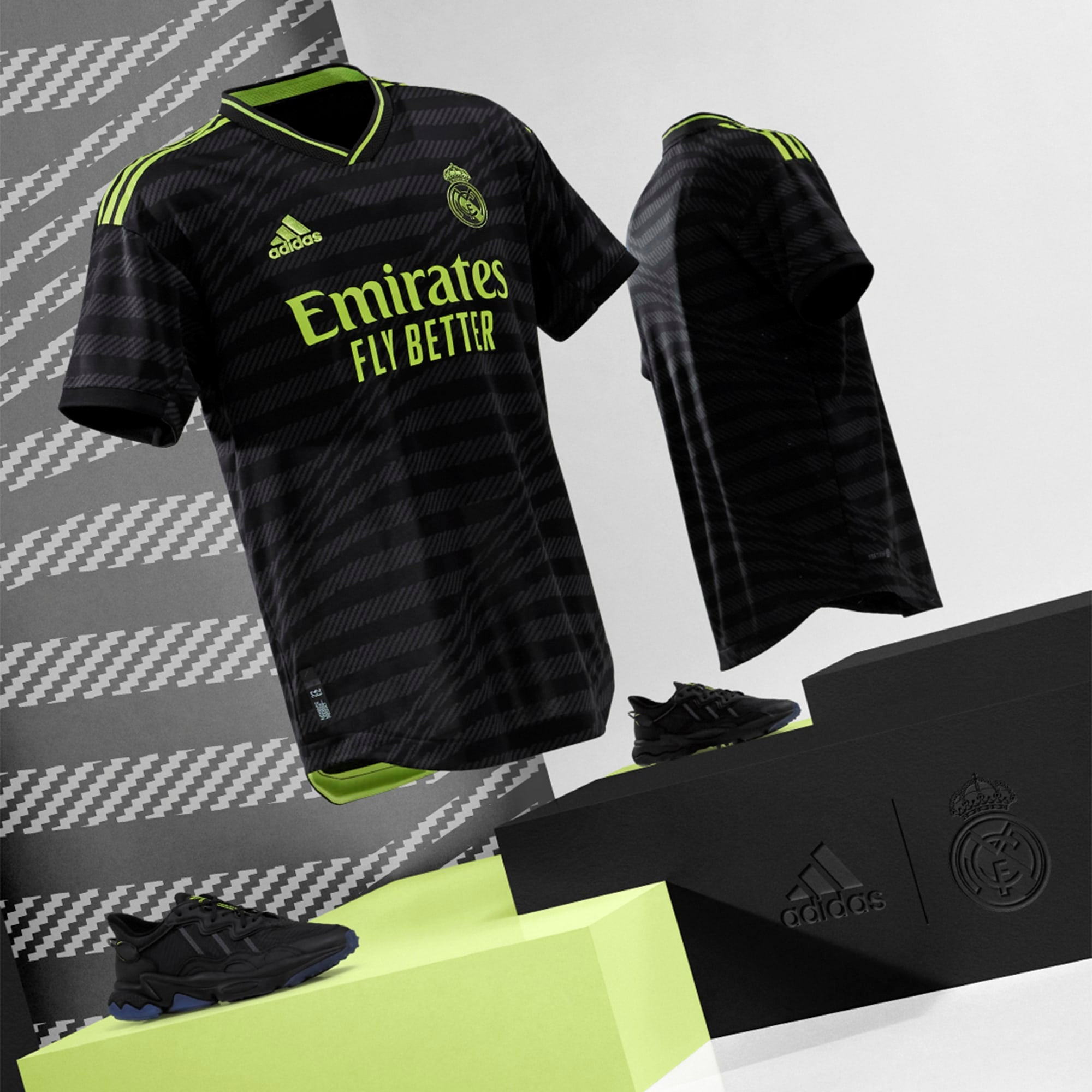 ADIDAS REAL MADRID 22/23 THIRD AUTHENTIC SOCCER JERSEY - HI1657-ADIDAS by adidas | Available at Niky's Sports