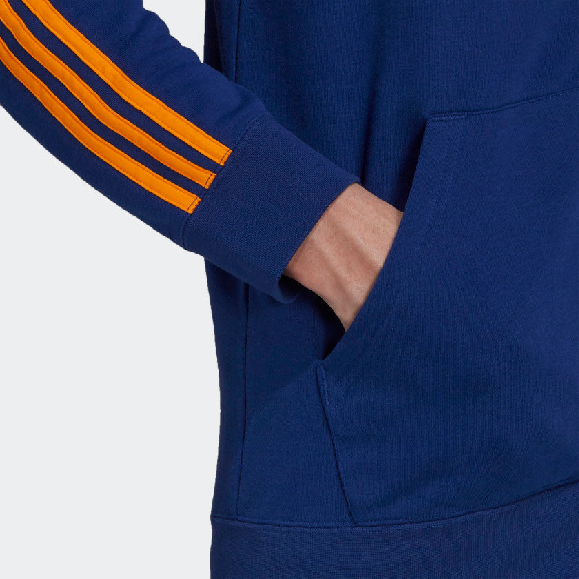 REAL MADRID 3-STRIPES FULL-ZIP HOODIE