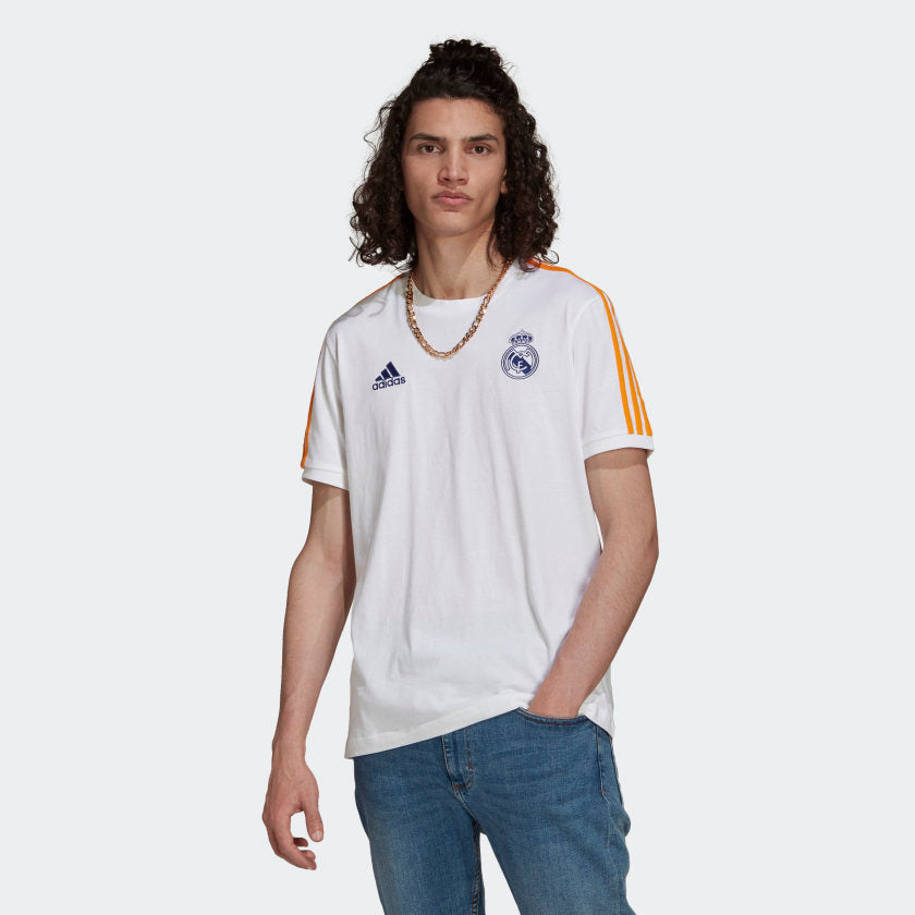 REAL MADRID 3-STRIPES TEE - GR4245-ADIDAS by Adidas | Available at Niky's Sports